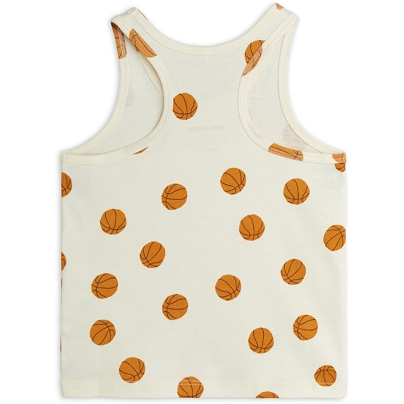 Mini Rodini Offwhite Basketball Aop Tank Top