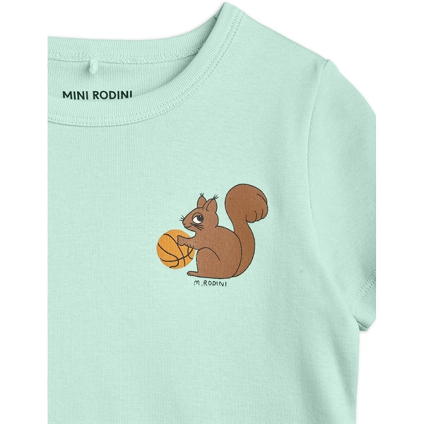 Mini Rodini Green Squirrel Sp T-shirt