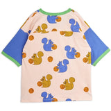 Mini Rodini Pink Squirrels Aop T-shirt Loose Fit