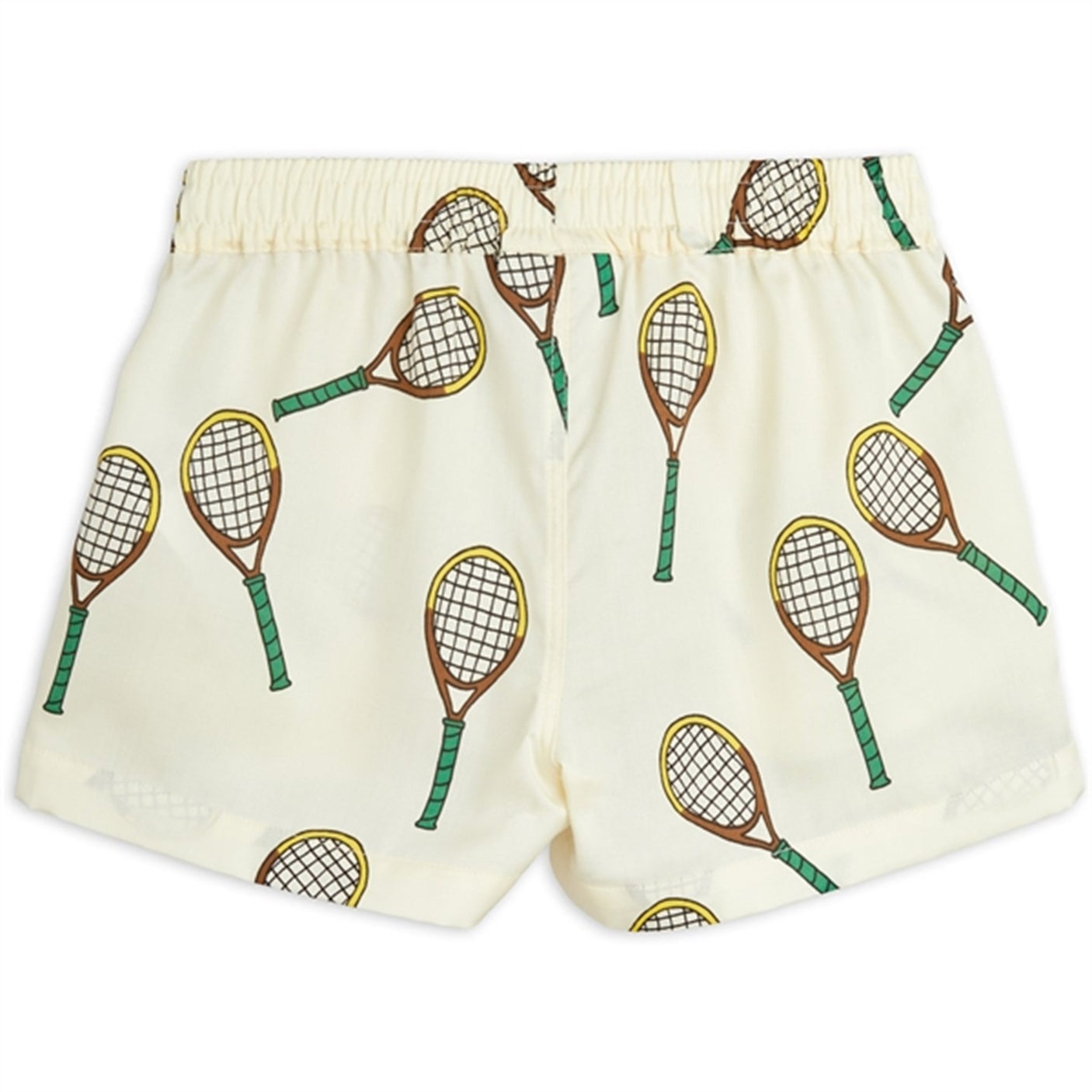 Mini Rodini Offwhite Tennis Aop Woven Shorts