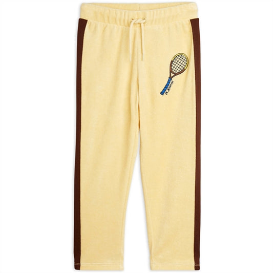 Mini Rodini Yellow Tennis Emb Terry Pants