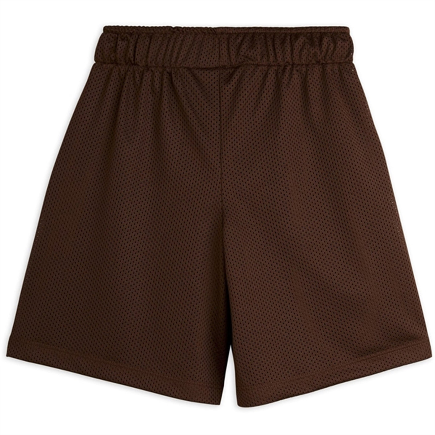 Mini Rodini Brown Basket Mesh Sp Shorts