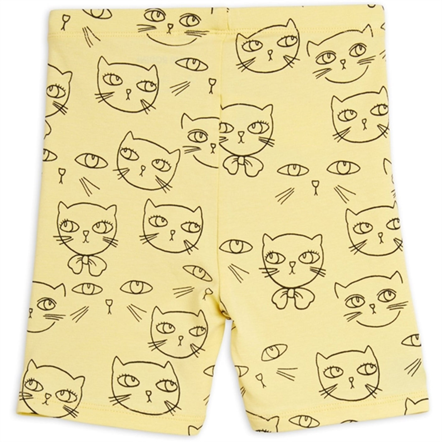 Mini Rodini Yellow Cathlethes Aop Bike Shorts