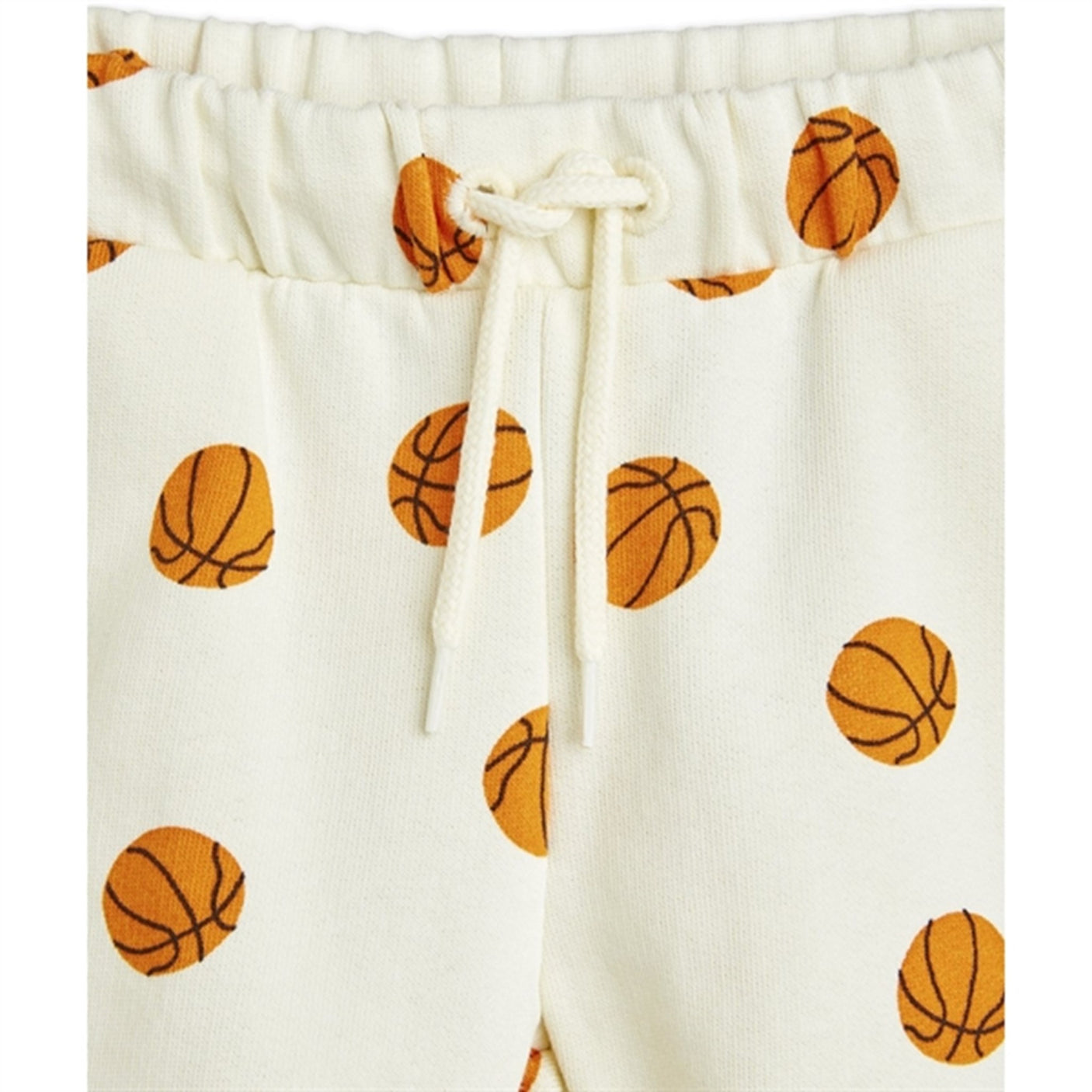 Mini Rodini Offwhite Basketball Aop Sweatshorts