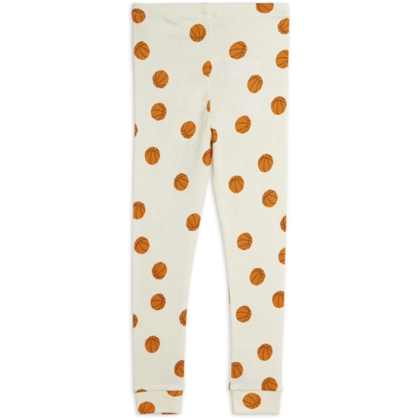 Mini Rodini Offwhite Basketball Aop Leggings