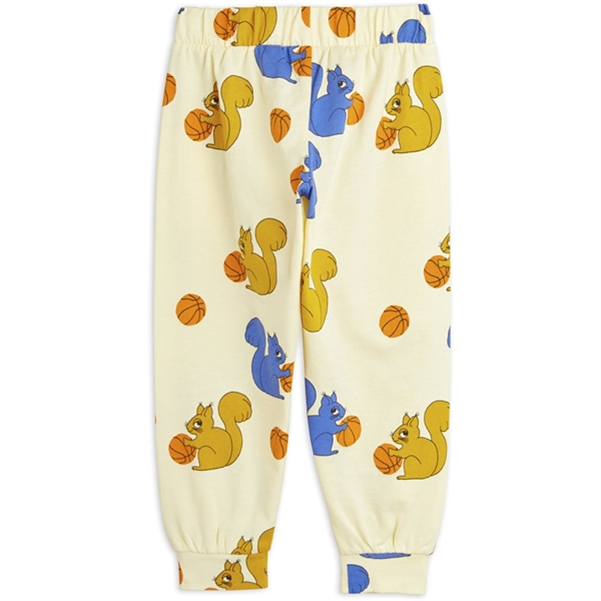 Mini Rodini Yellow Squirrels Aop Pants
