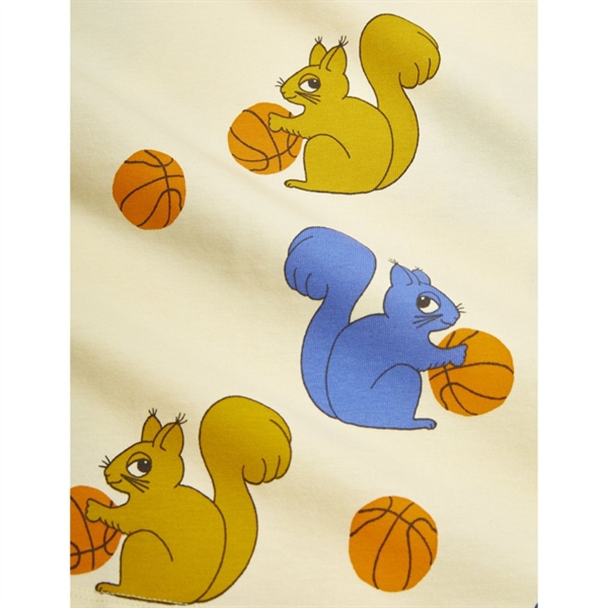 Mini Rodini Yellow Squirrels Aop Pants