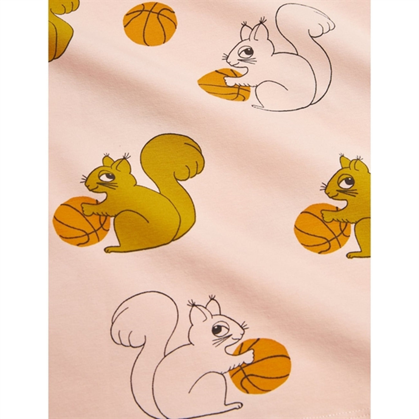 Mini Rodini Pink Squirrels Aop Leggings