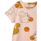 Mini Rodini Pink Squirrels Aop Body