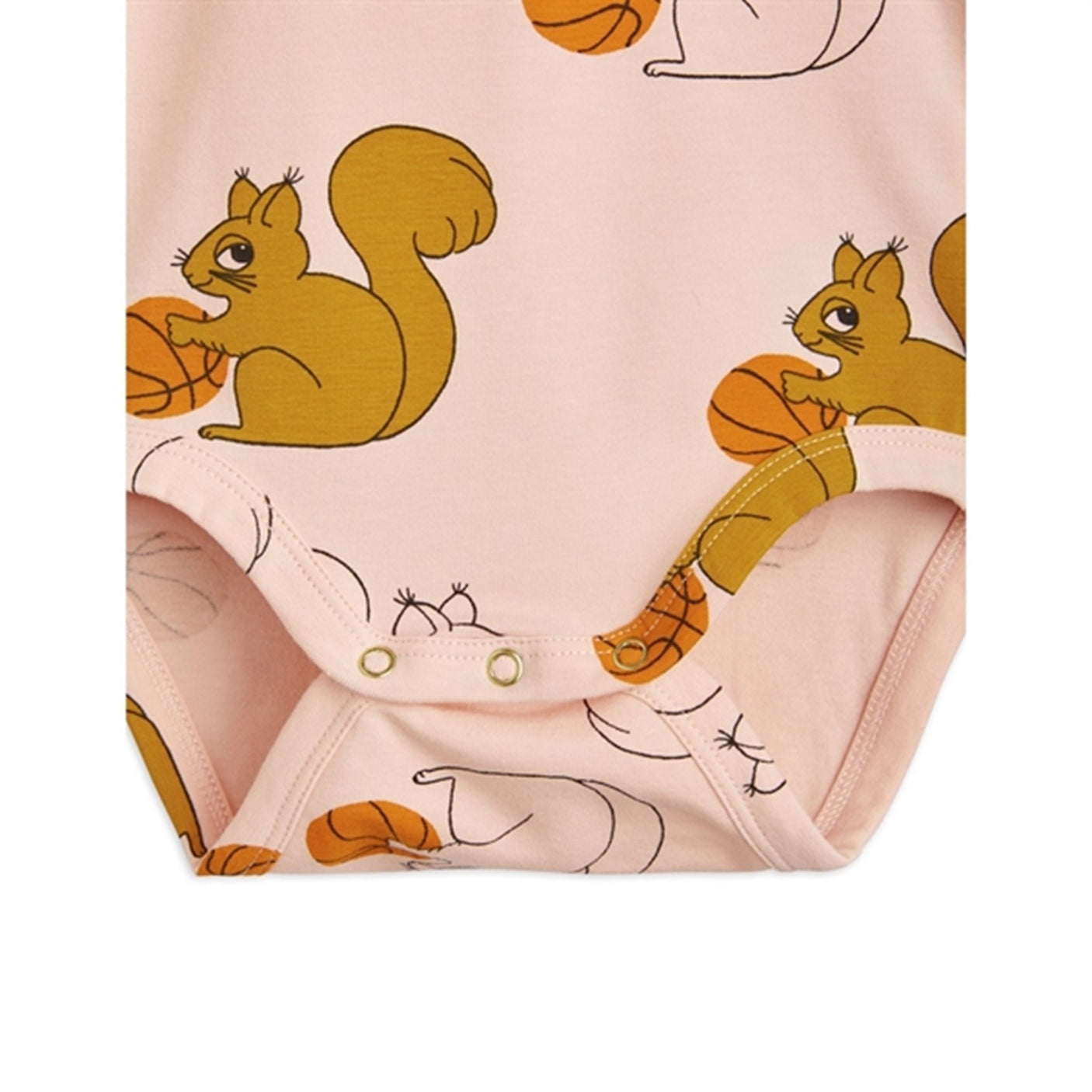 Mini Rodini Pink Squirrels Aop Body