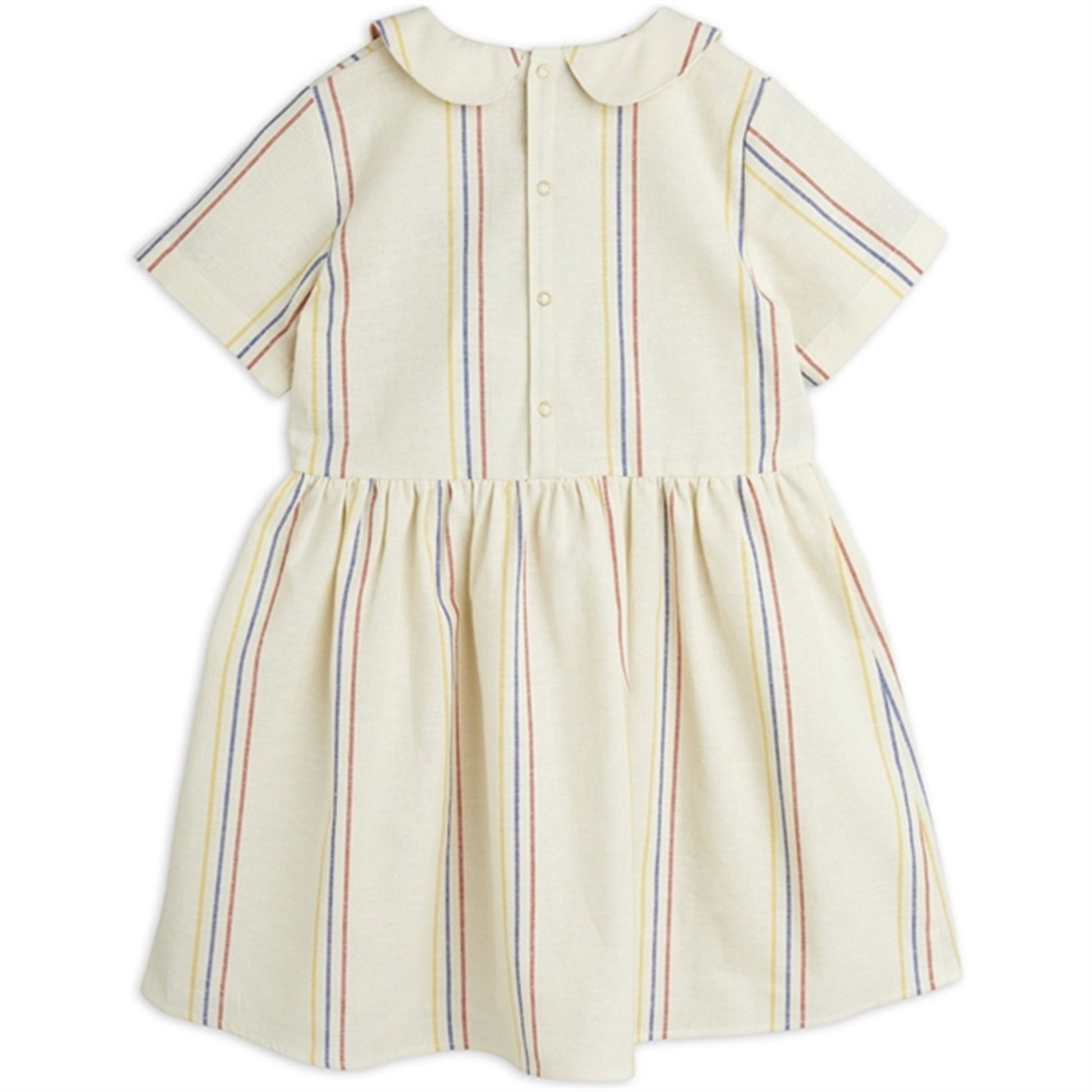 Mini Rodini Offwhite Stripe Y/D Woven Dress