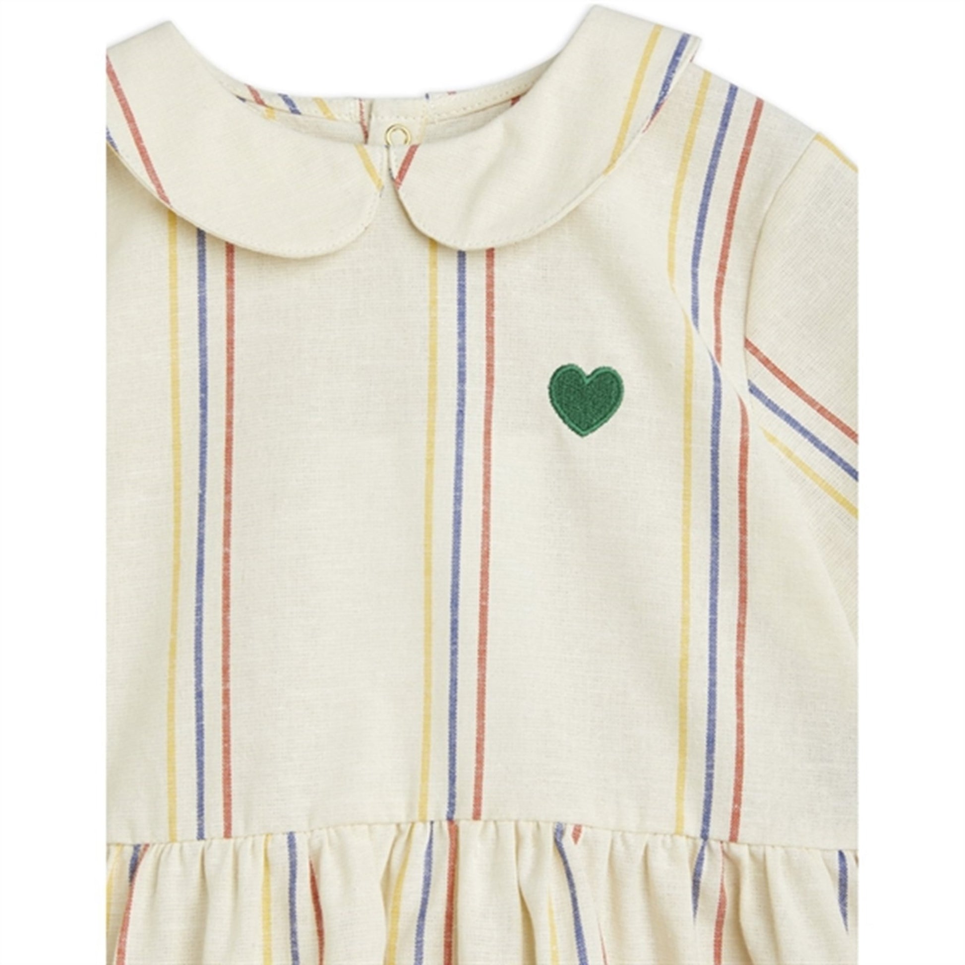 Mini Rodini Offwhite Stripe Y/D Woven Dress