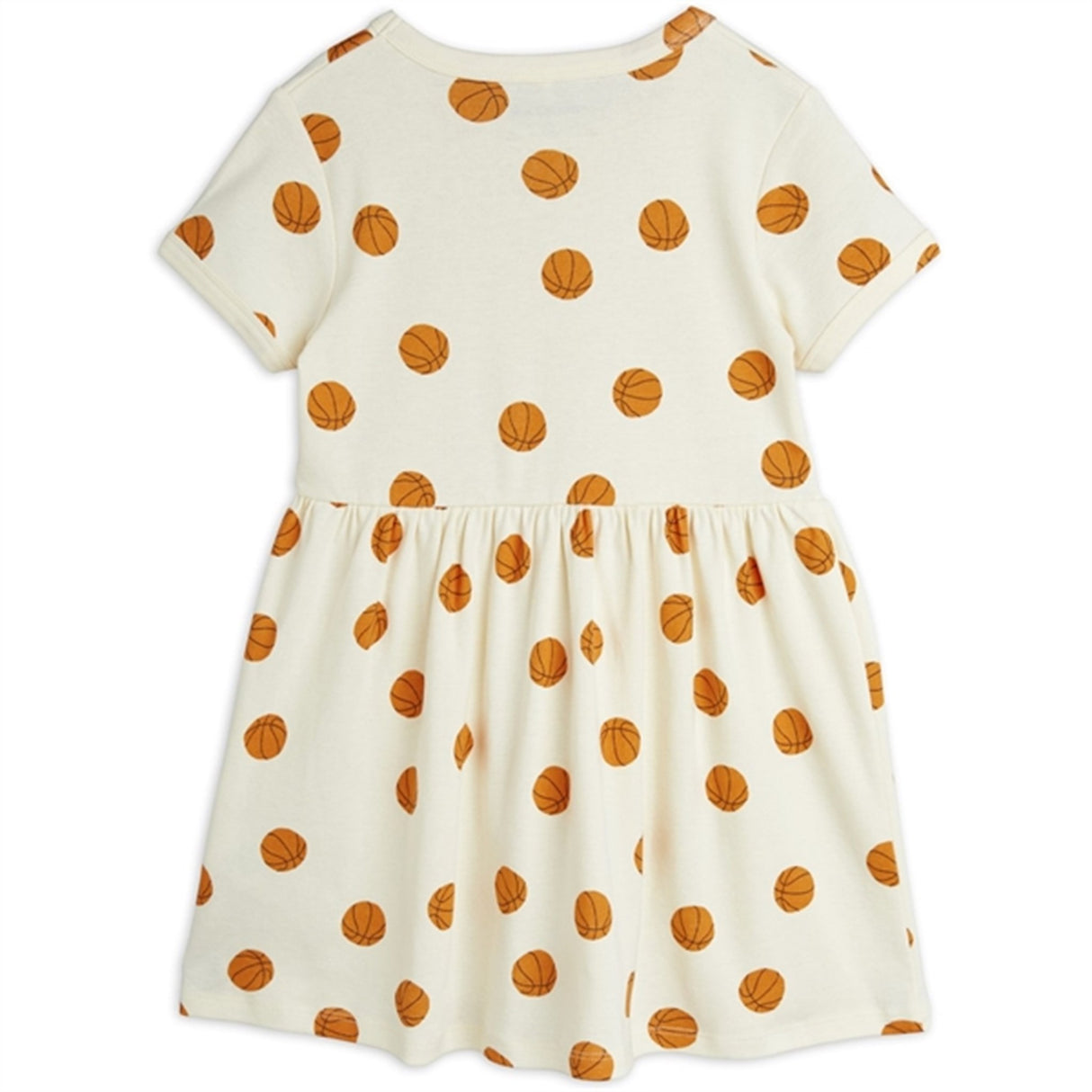 Mini Rodini Offwhite Basketball Aop Dress