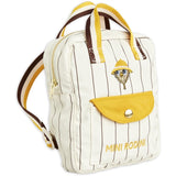 Mini Rodini Offwhite Owl Emb Mini Backpack