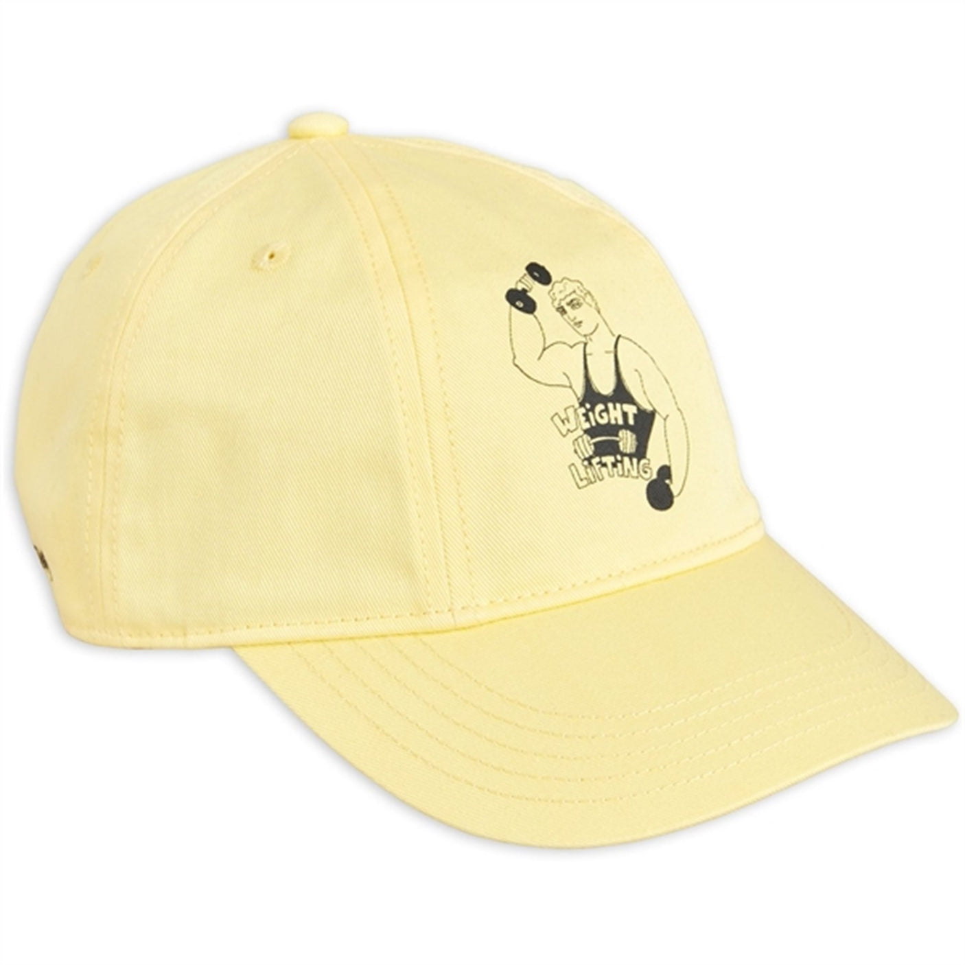 Mini Rodini Yellow Weight Lifting Sp Cap