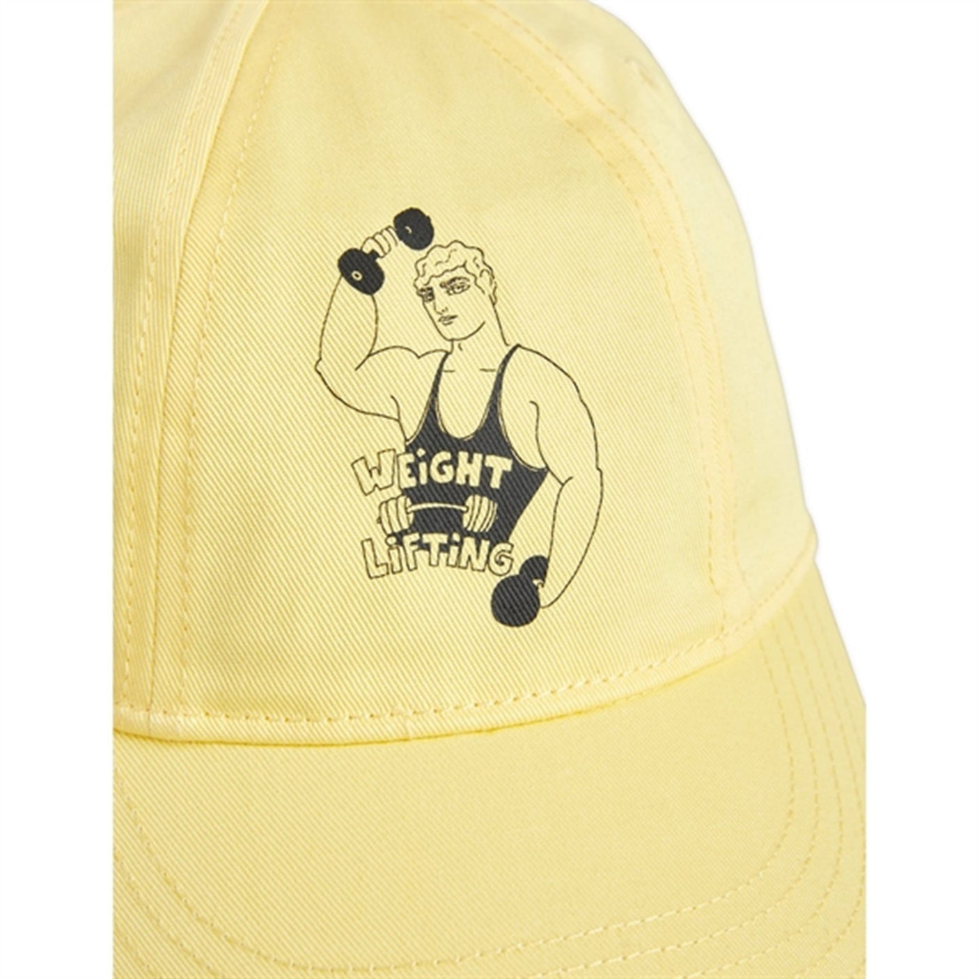 Mini Rodini Yellow Weight Lifting Sp Cap