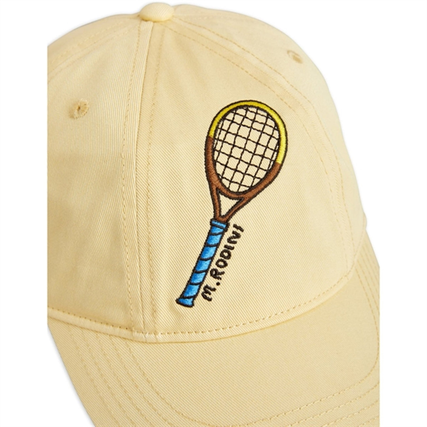 Mini Rodini Yellow Tennis Emb Cap