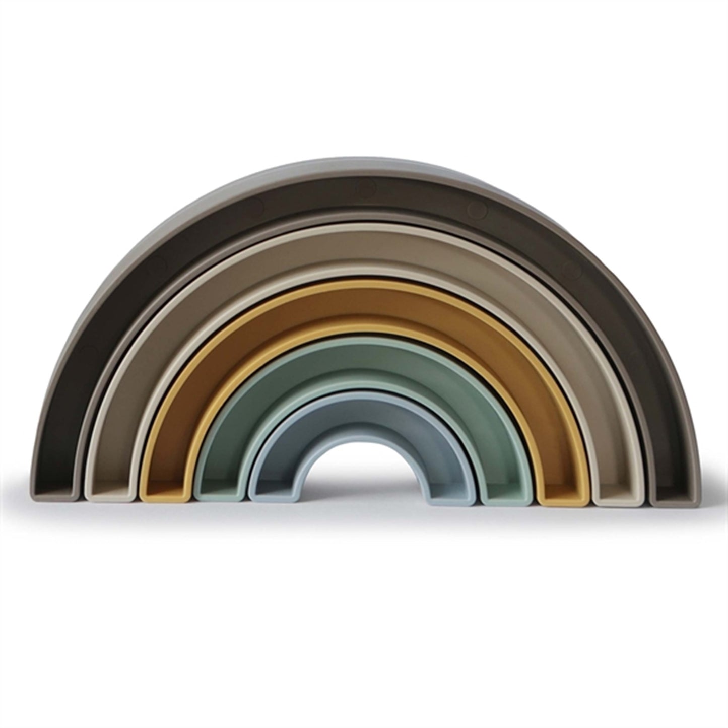 Mushie Rainbow Stacker Toy Hillside