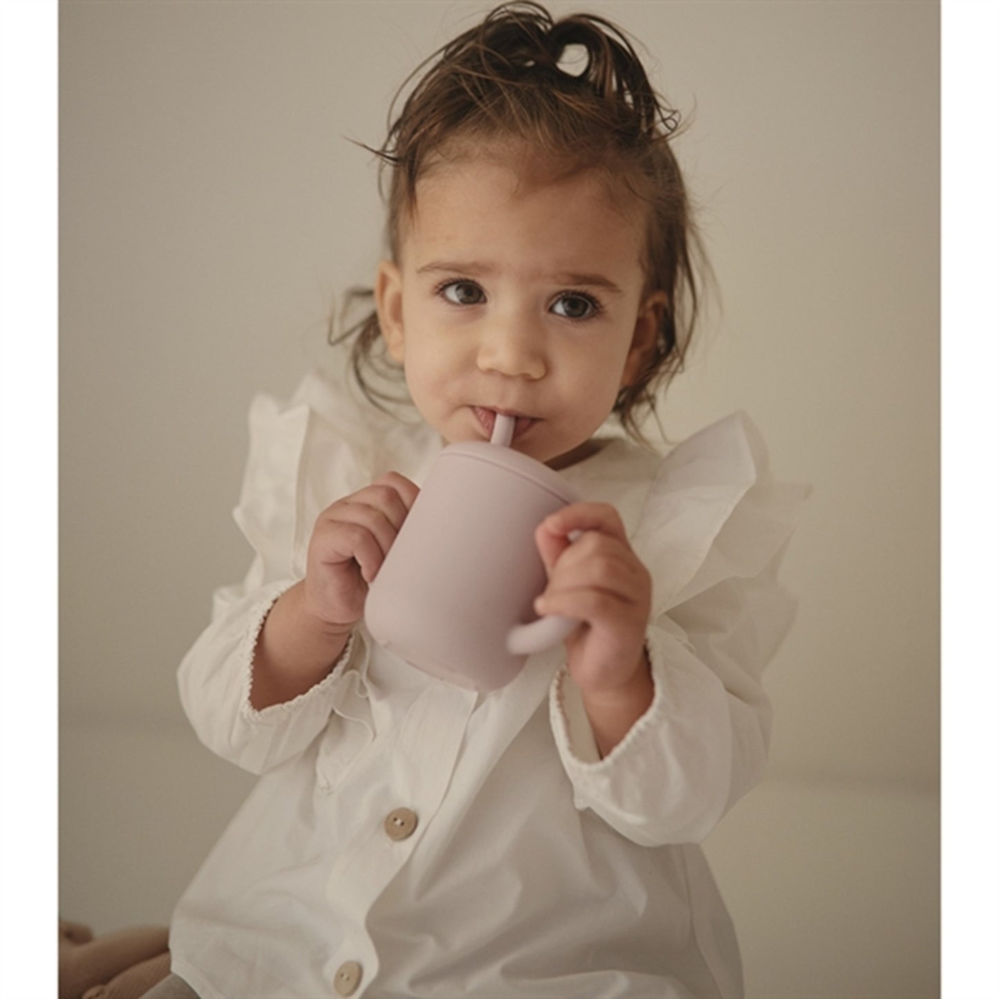 Mushie Silikone Training Cup Soft Lilac