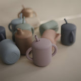 Mushie Silikone Training Cup Soft Lilac