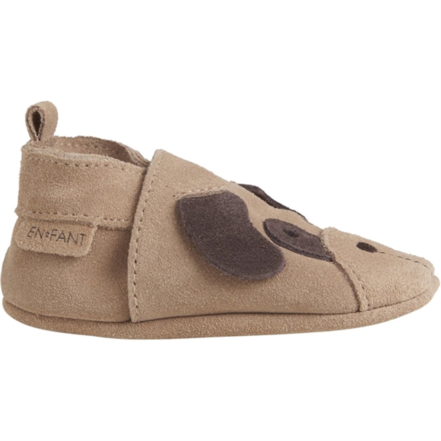 En Fant Slippers Animal Suede Affogat