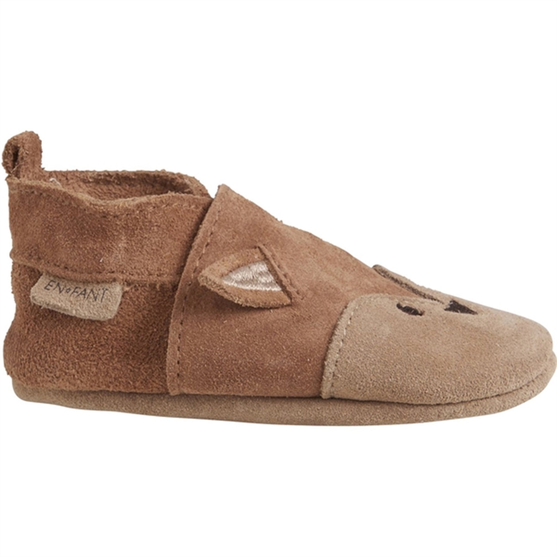 En Fant Slippers Animal Suede Lion