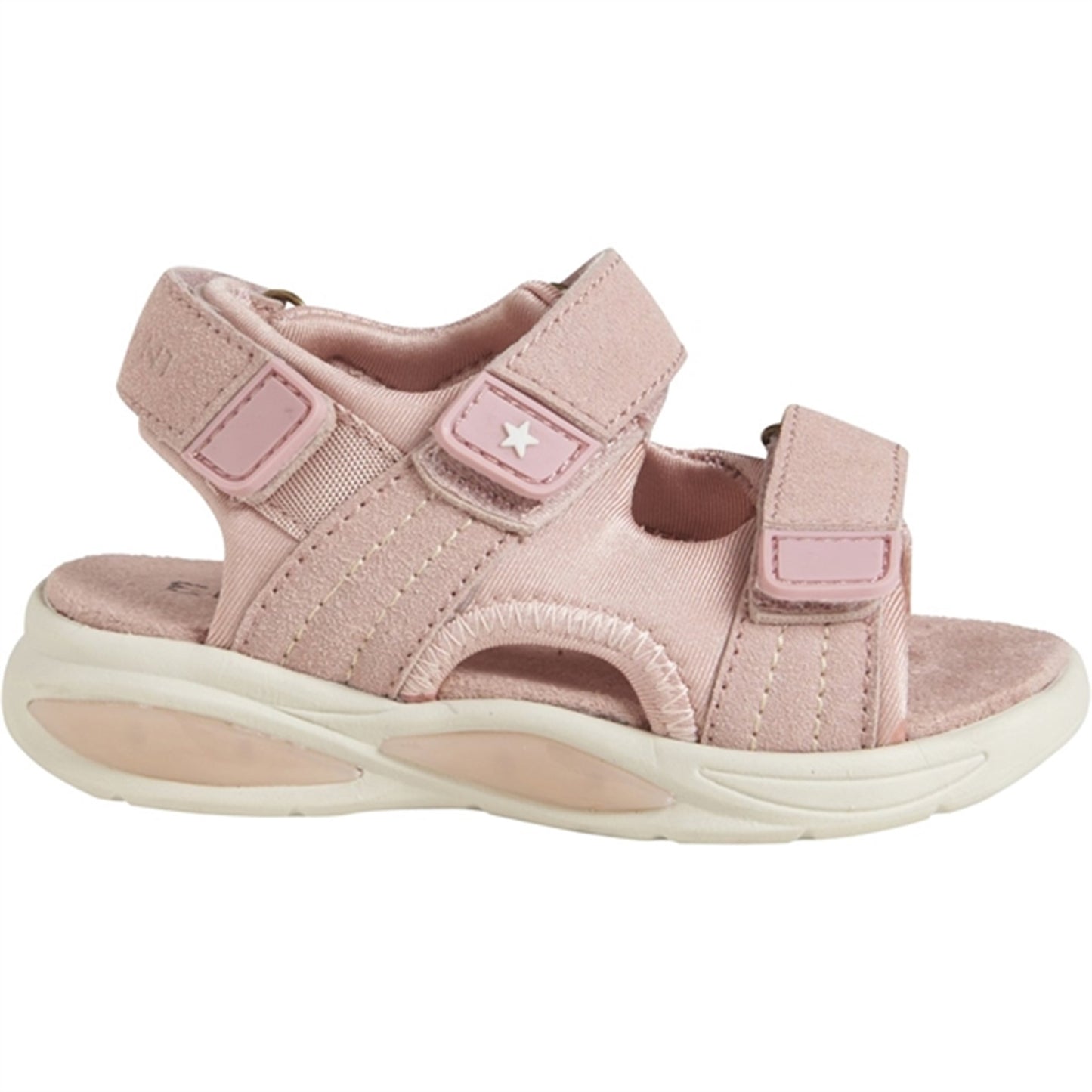 En Fant Sandal Velcro with Light Misty Rose