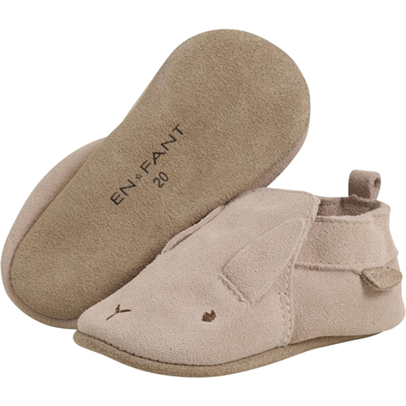 En Fant Slippers Suede Peach Whip