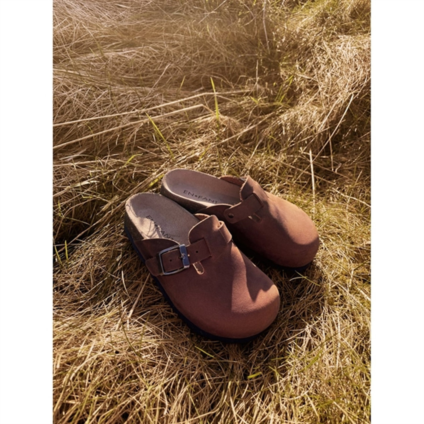 En Fant Slippers Nubuck Leather Acorn