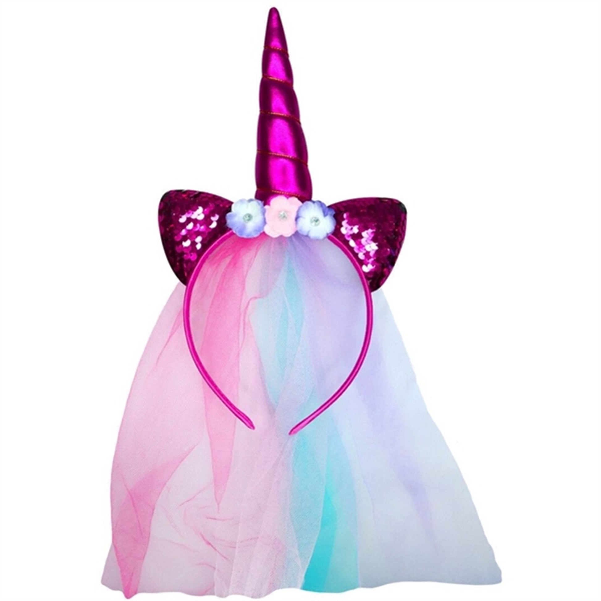 All Dressed Up Unicorn Headband Pink