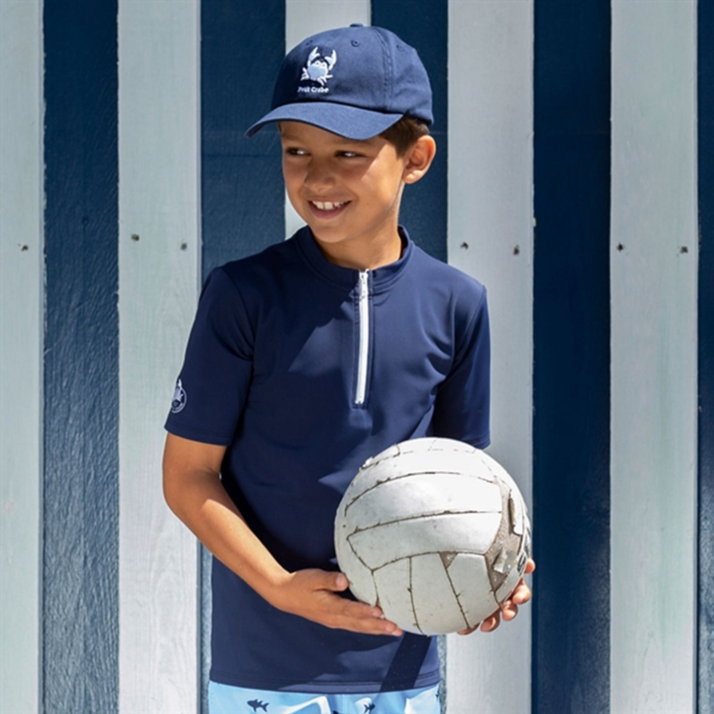 Petit Crabe Blue Max UV Shirt