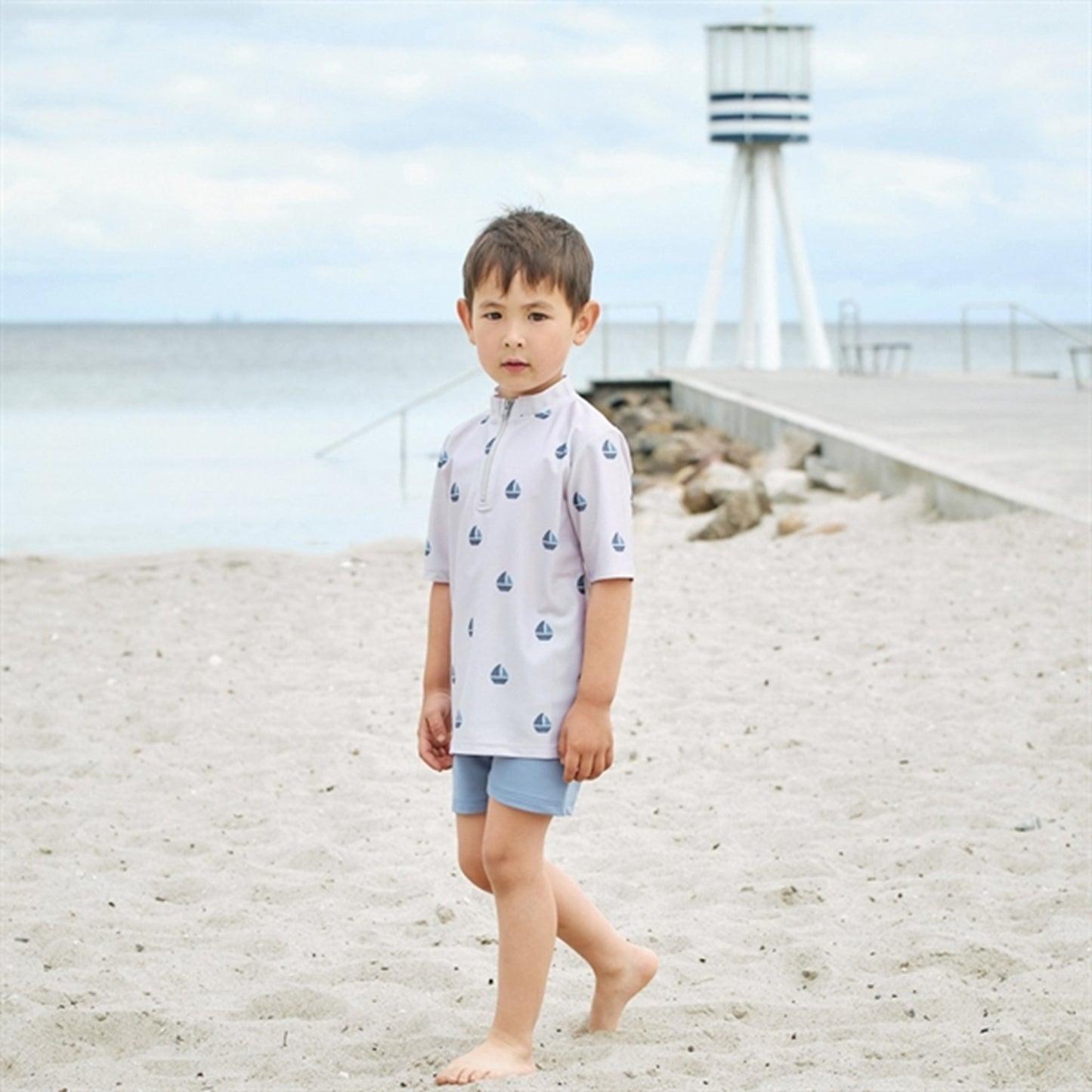 Petit Crabe Sand Boat Max Swim Shirt