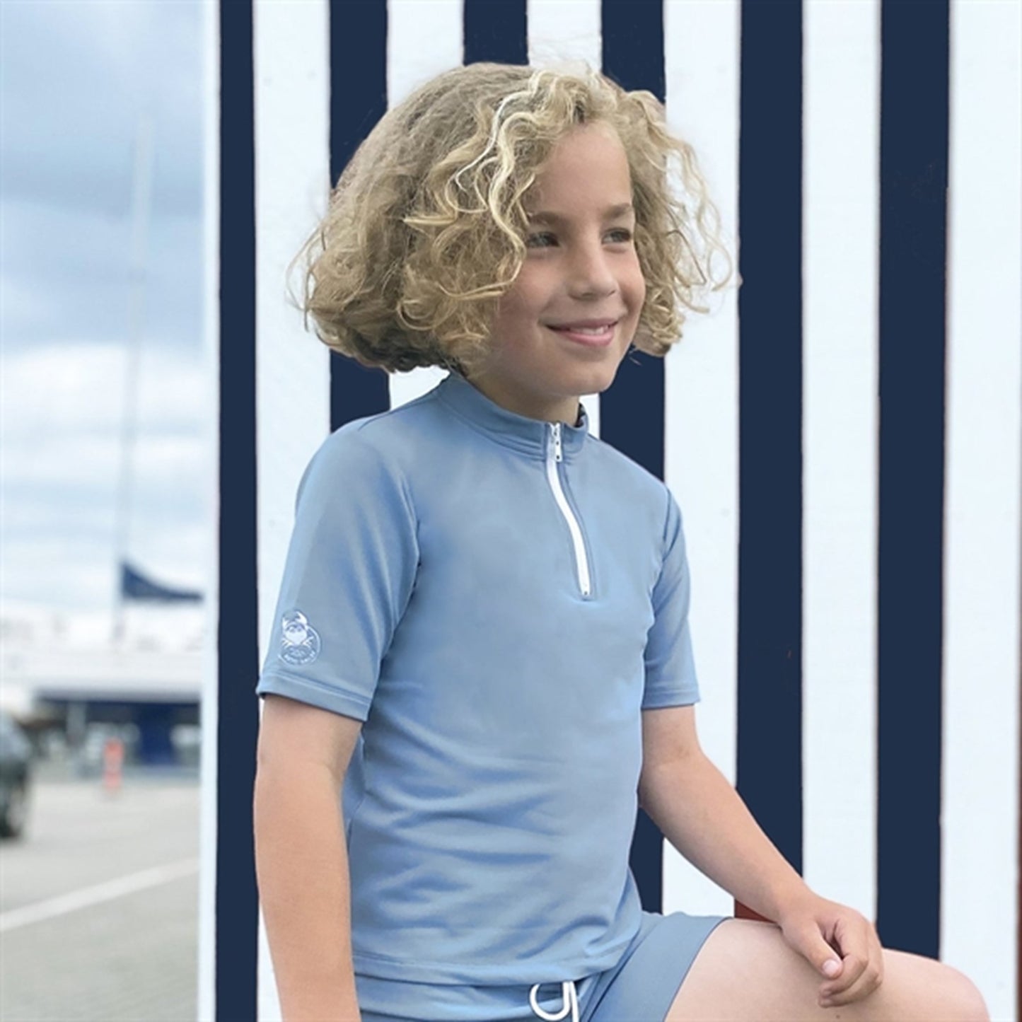 Petit Crabe Petrol Max Swim Shirt