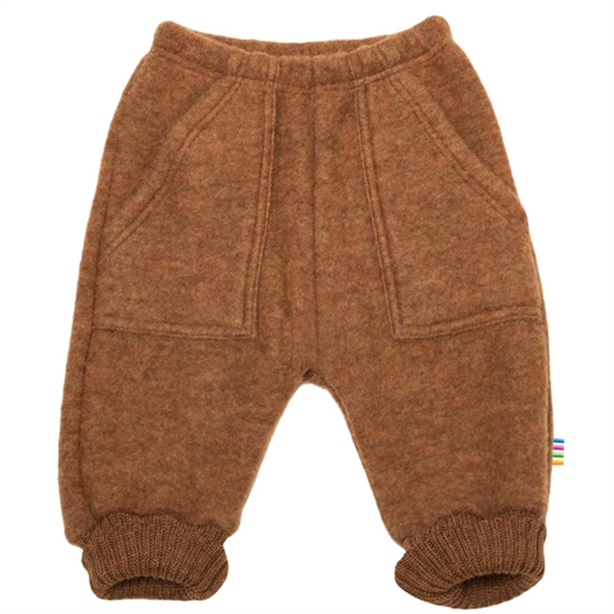 Joha Wool Caramel Melange Baggy Pants