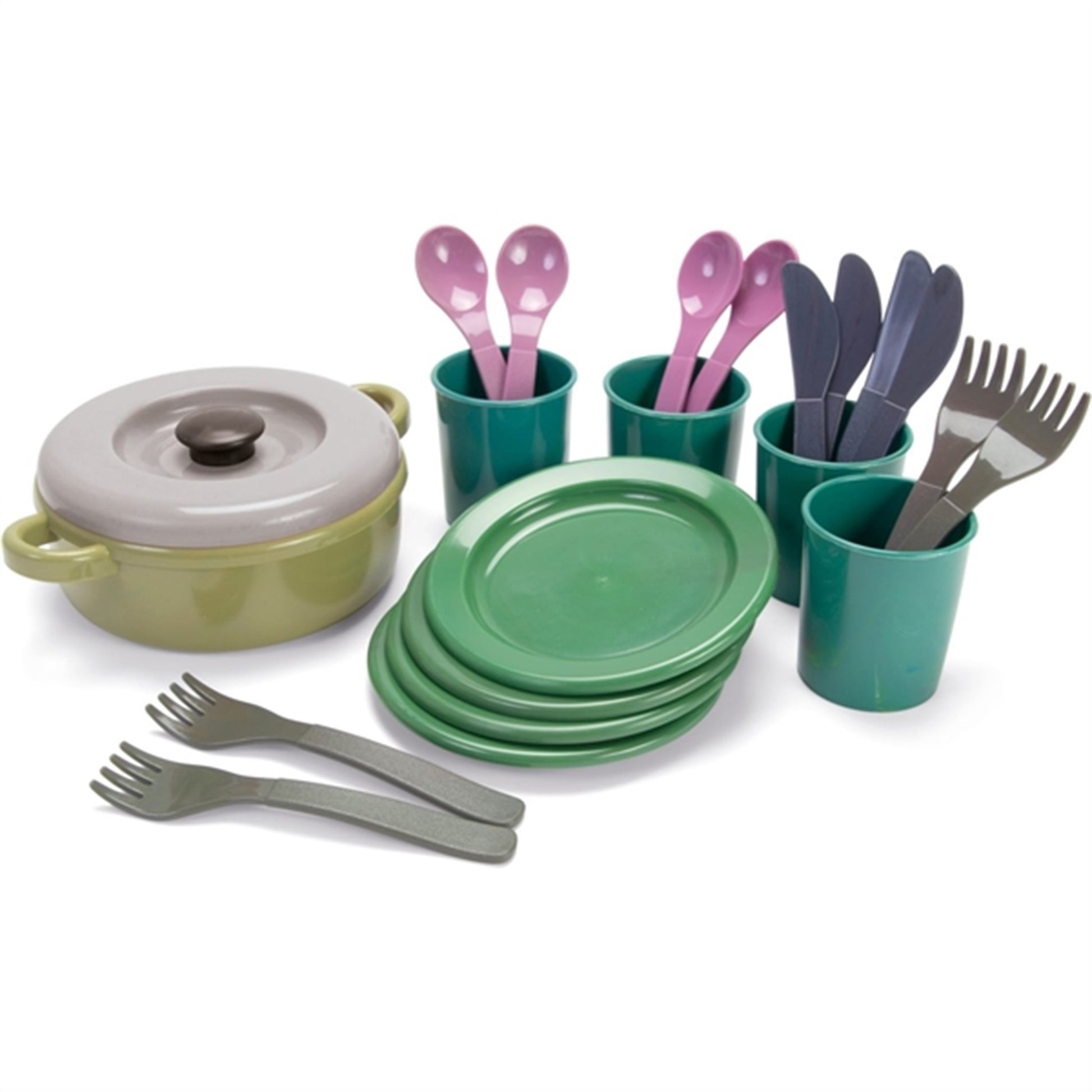 Dantoy Green Bean Tableware Set