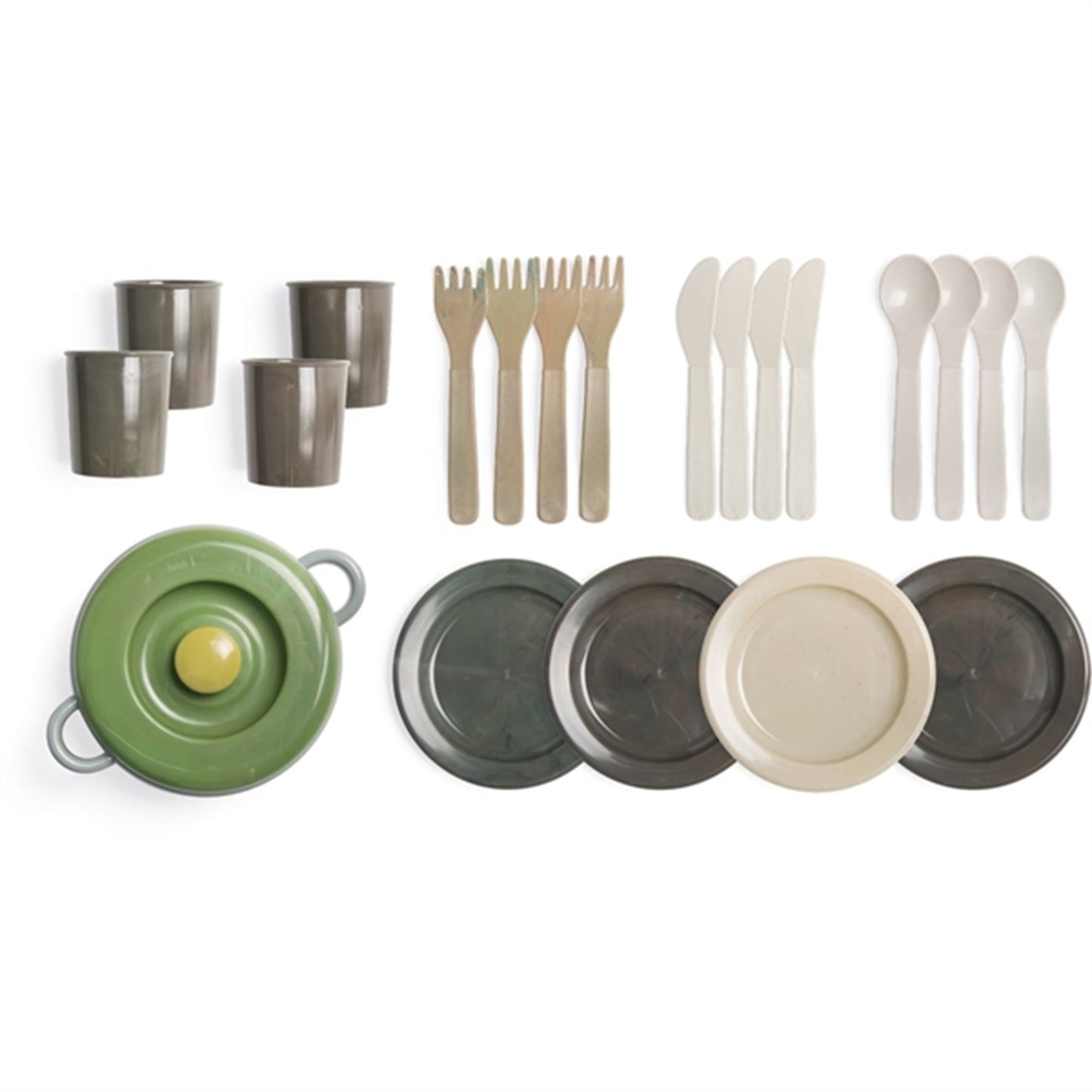 Dantoy Green Bean Tableware Set