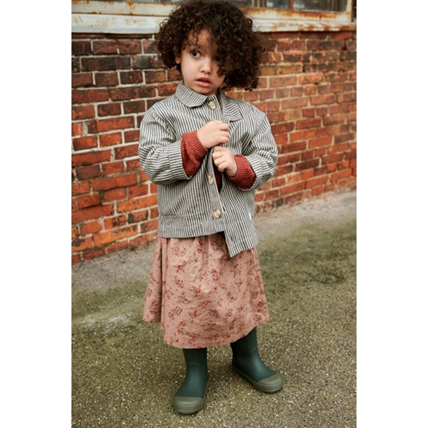 Wheat Black Coal Stripe Overshirt Avi