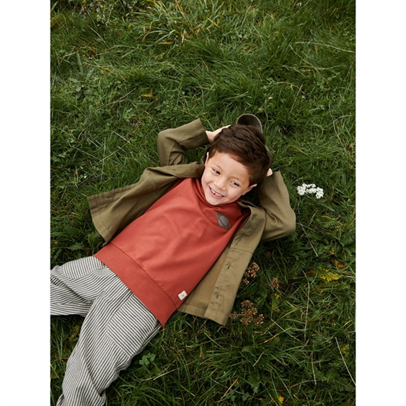 Wheat Black Coal Stripe Egon Pants