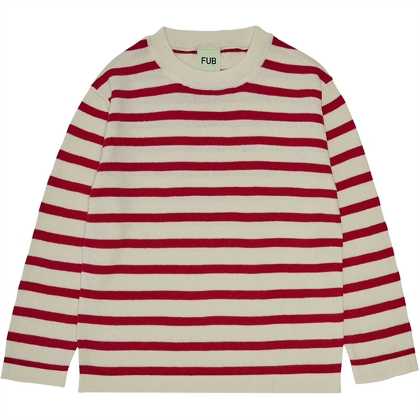 FUB Blouse Ecru/Bright Red