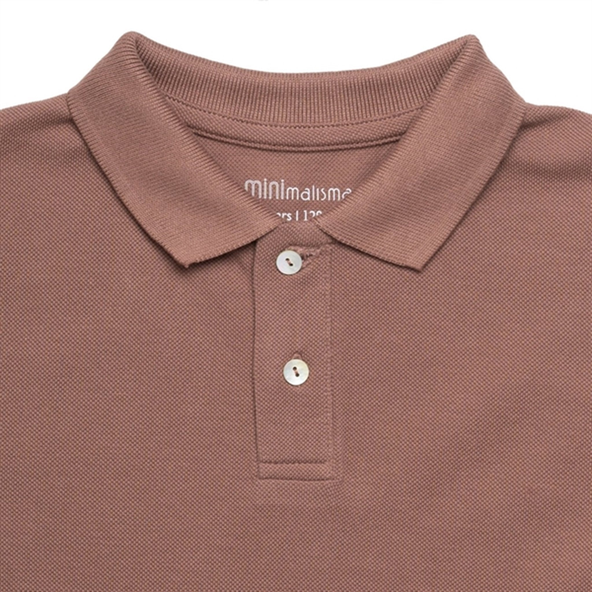 Minimalisma Eiven Polo T-Shirt Brownie 2