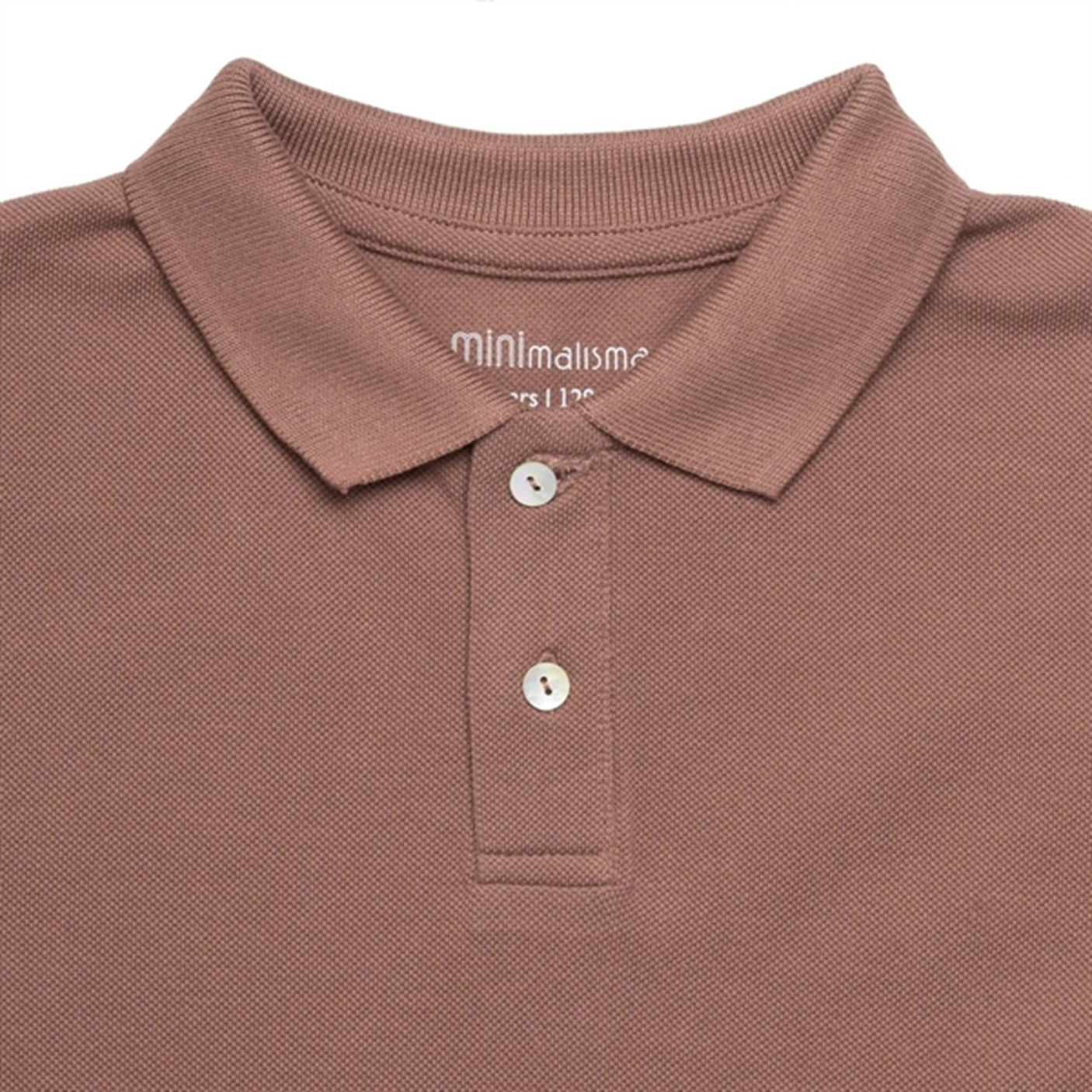 Minimalisma Eiven Polo T-shirt Brownie