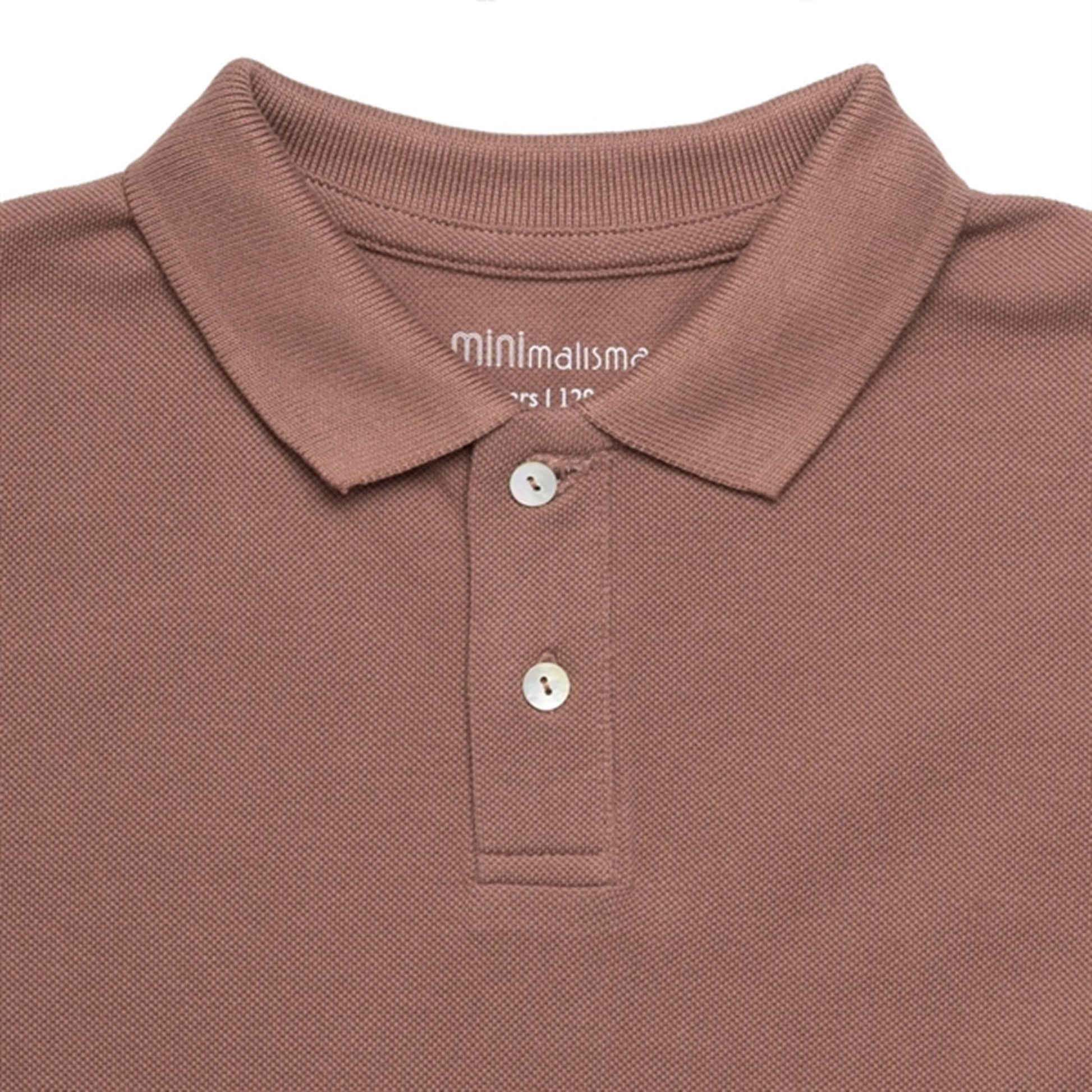 Minimalisma Eiven Polo T-shirt Brownie
