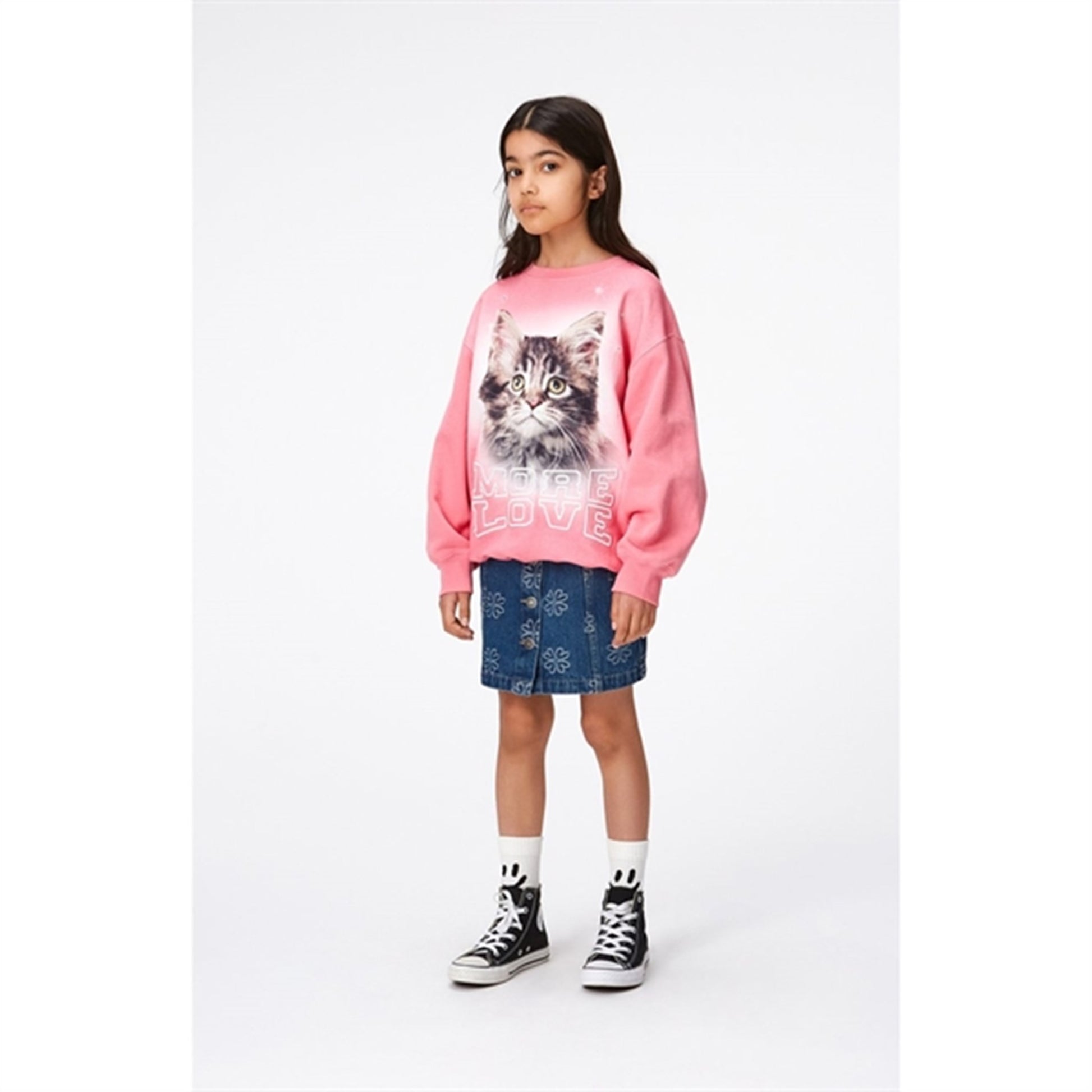 Molo More Love Cat Monti Sweatshirt