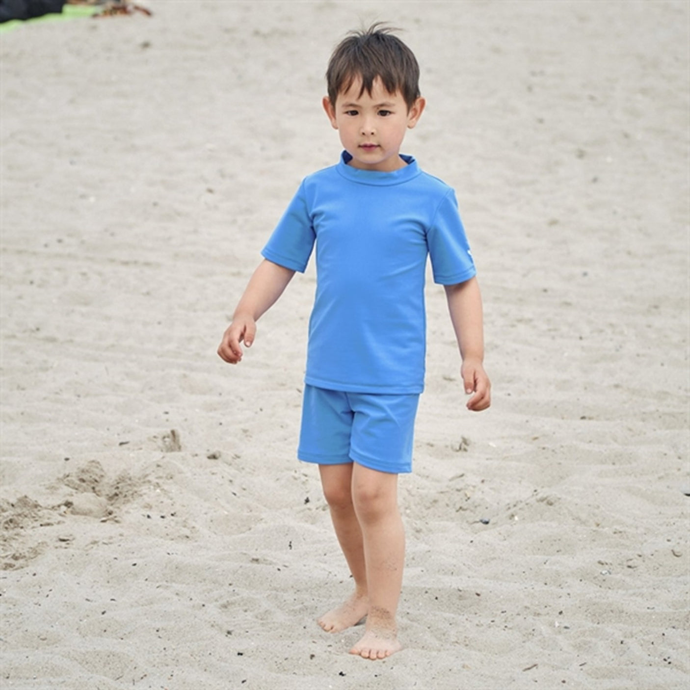 Petit Crabe Azure Ash Swim Shirt