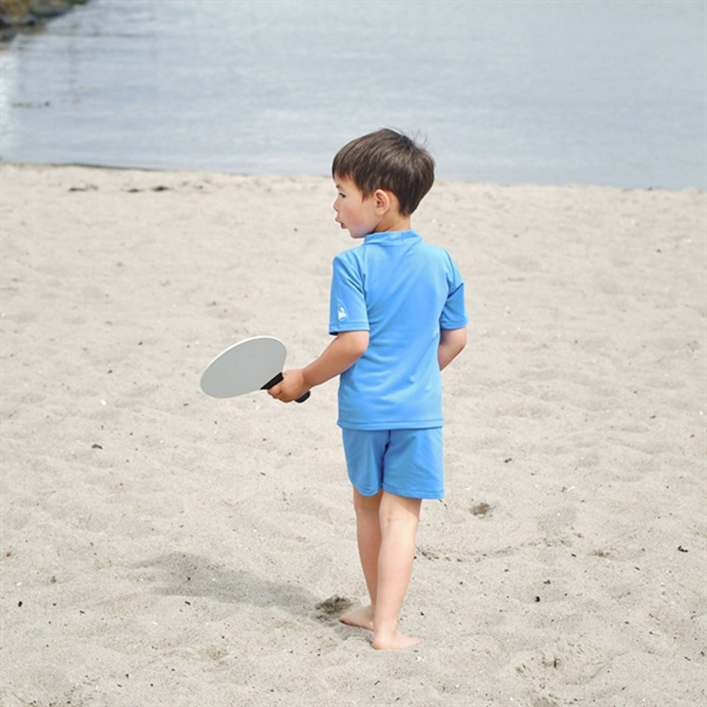 Petit Crabe Azure Ash Swim Shirt