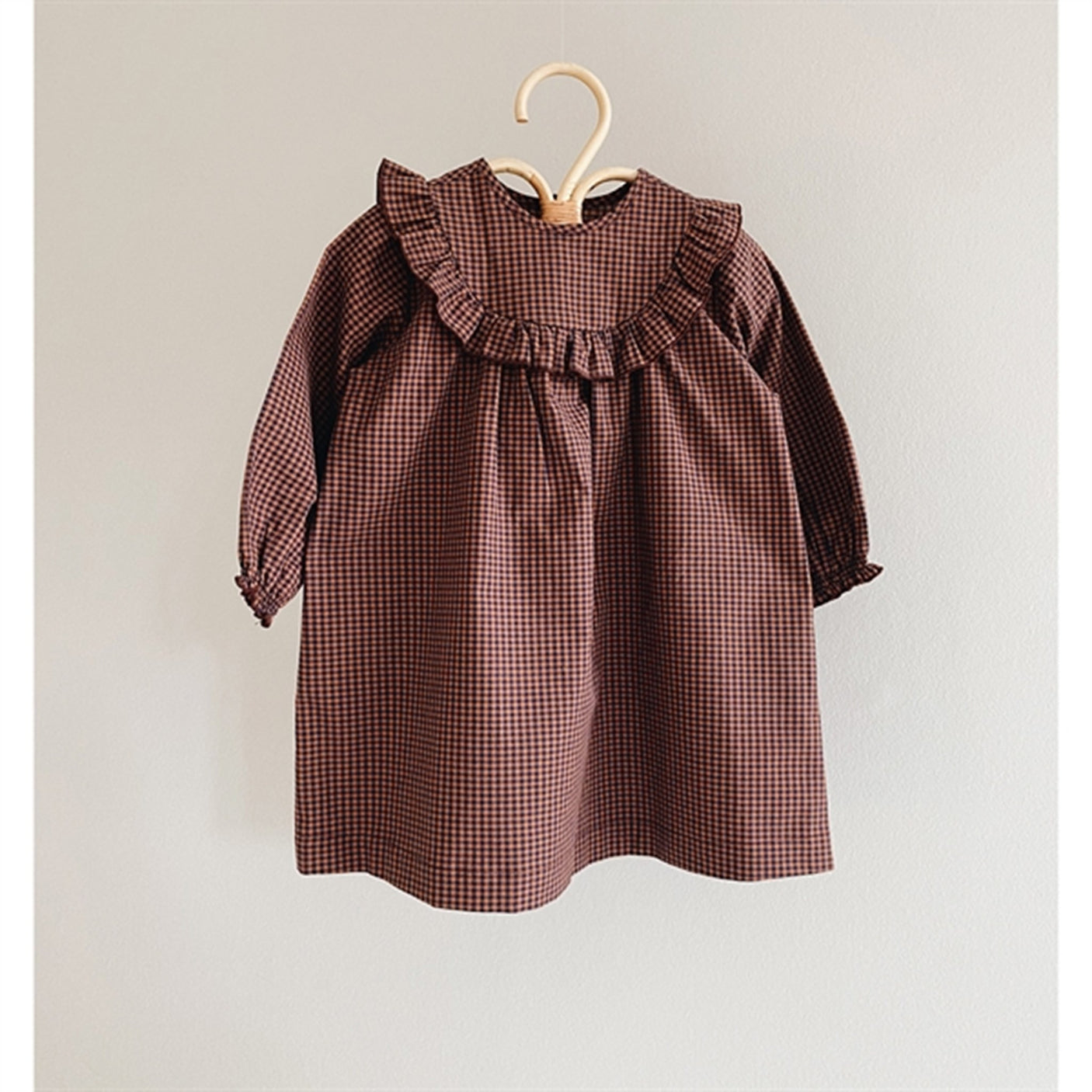 lalaby Indigo Check Noey Dress