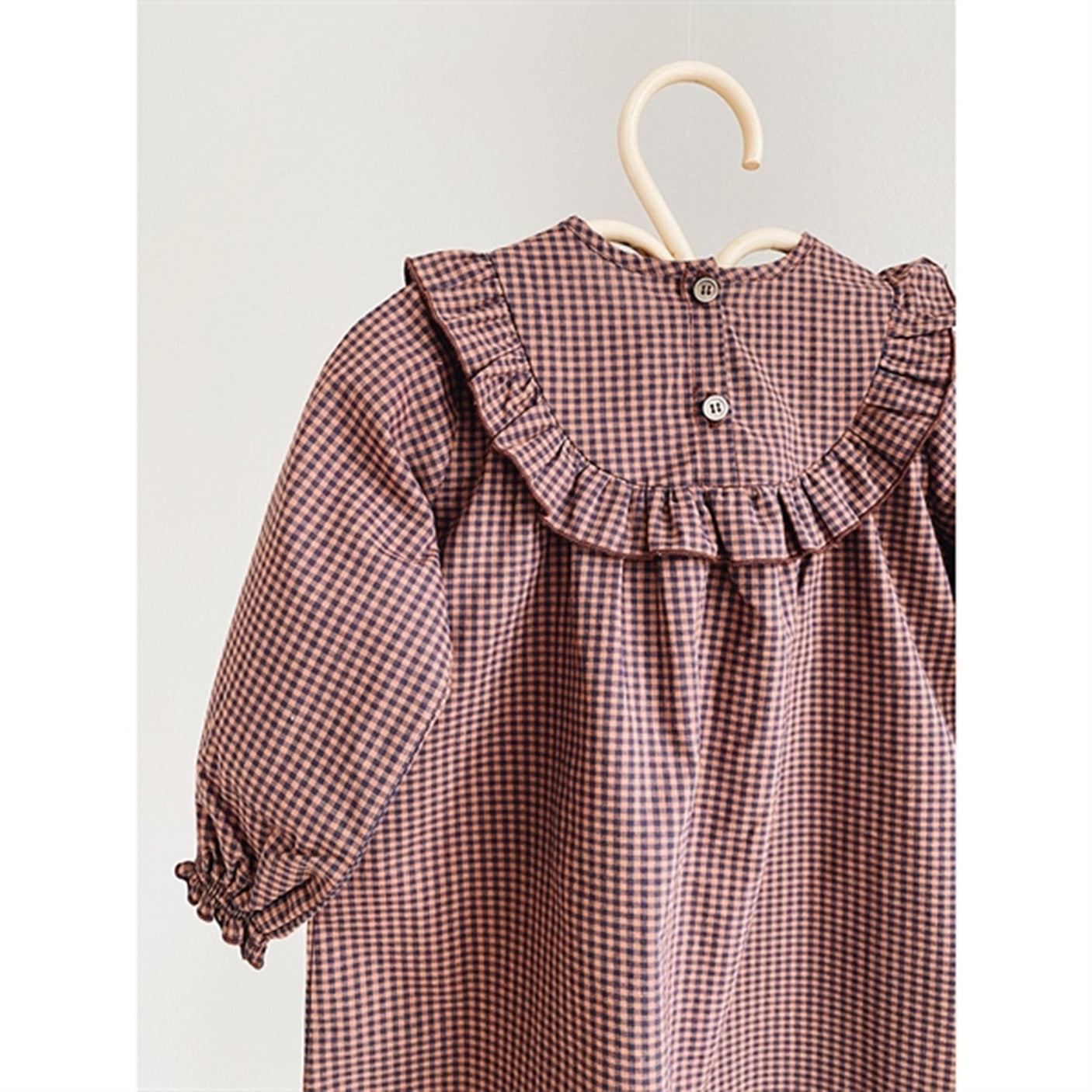 lalaby Indigo Check Noey Dress