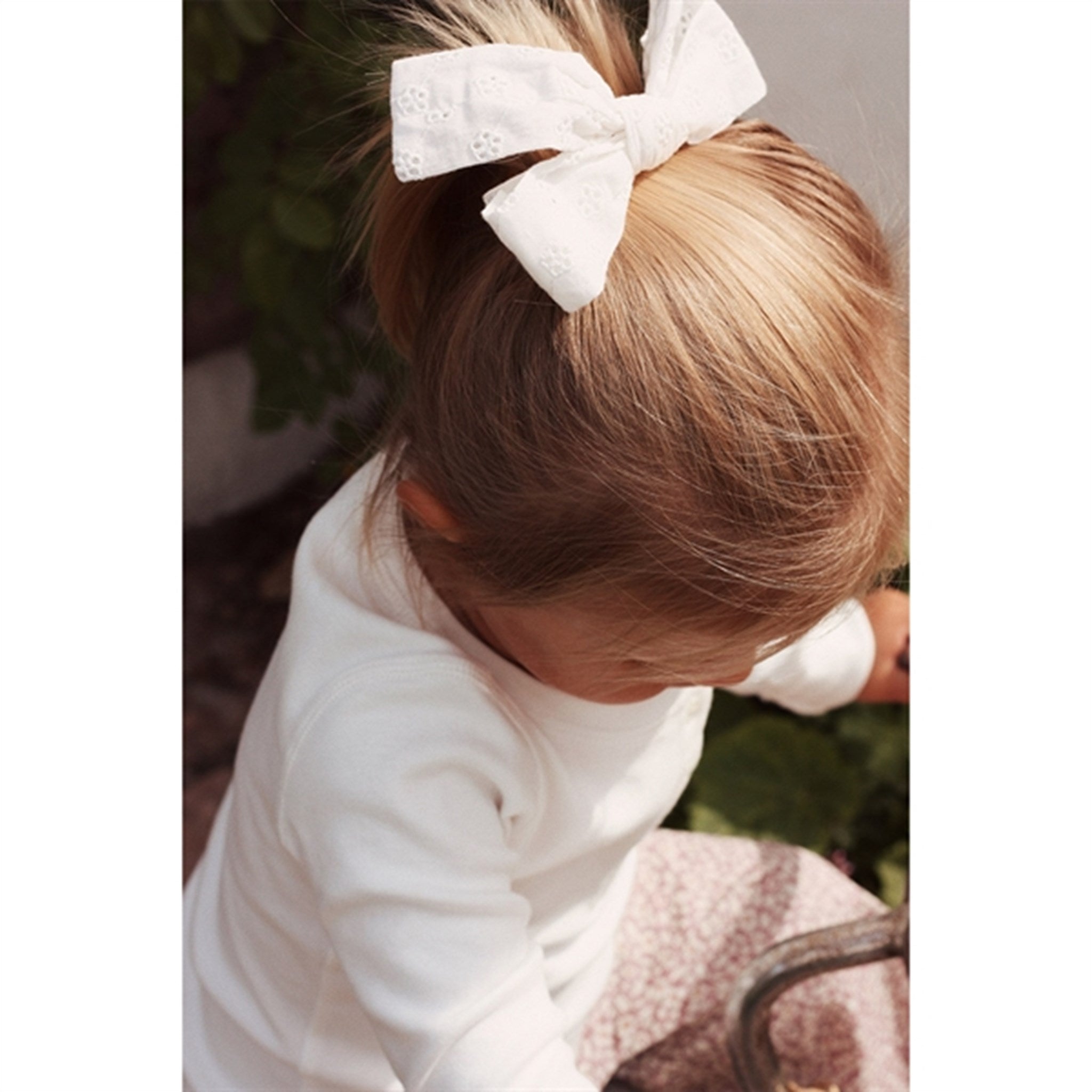lalaby Natural white Big Hairbow 3