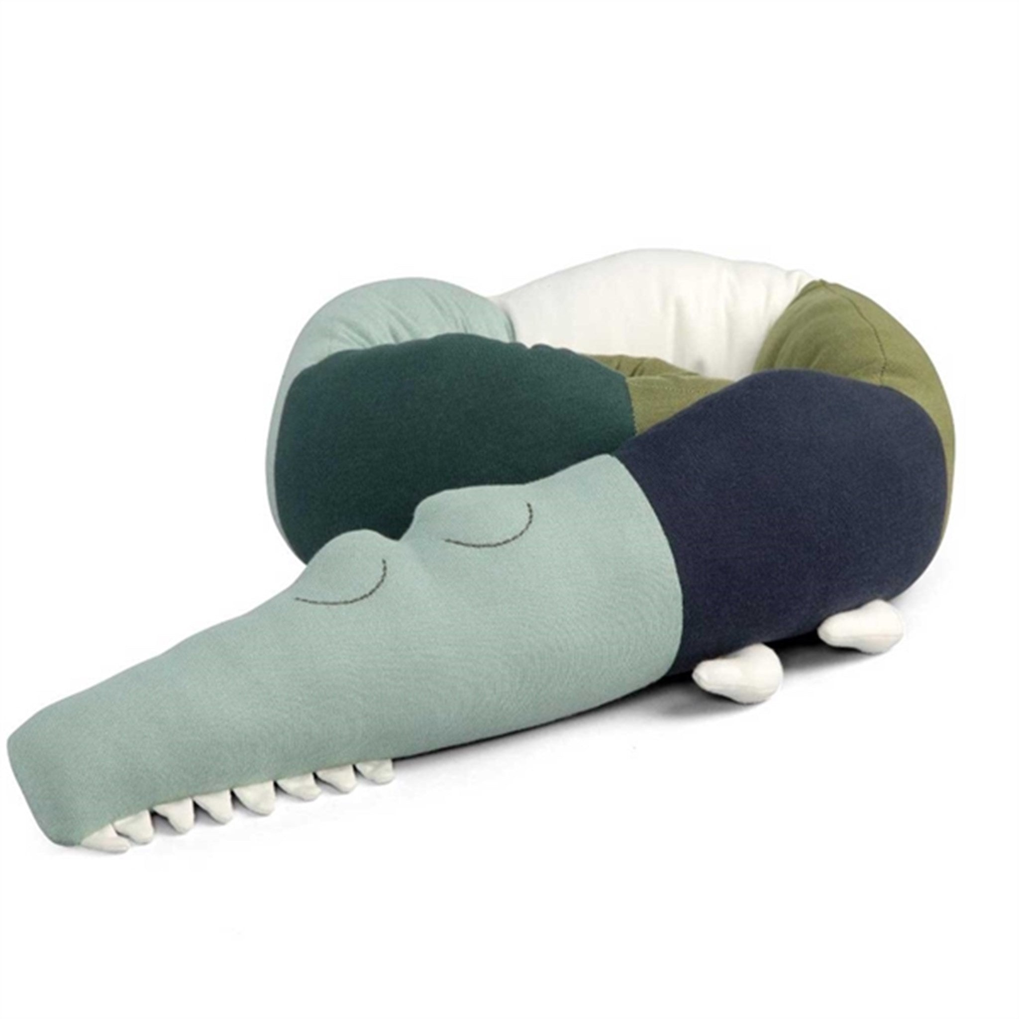 Sebra Knitted Pillow Sleepy Croc Dragon Tales
