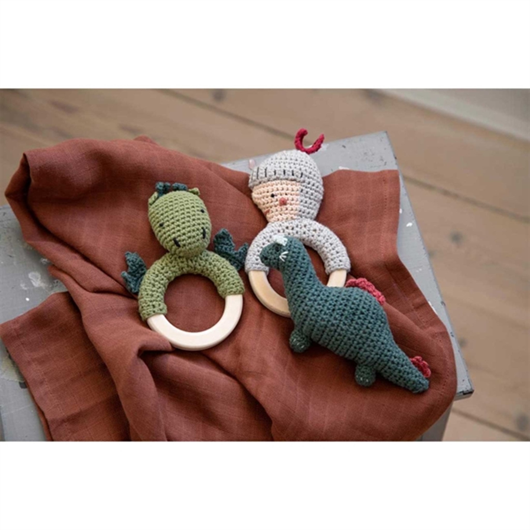 Sebra Crochet Rattle Dragon 2
